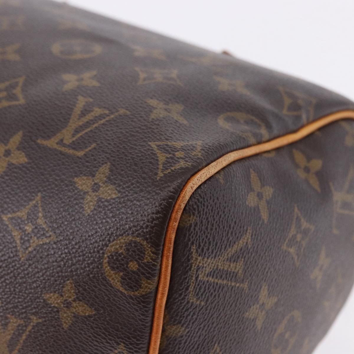 LOUIS VUITTON Monogram Speedy 25 Hand Bag M41528 LV Auth 195396