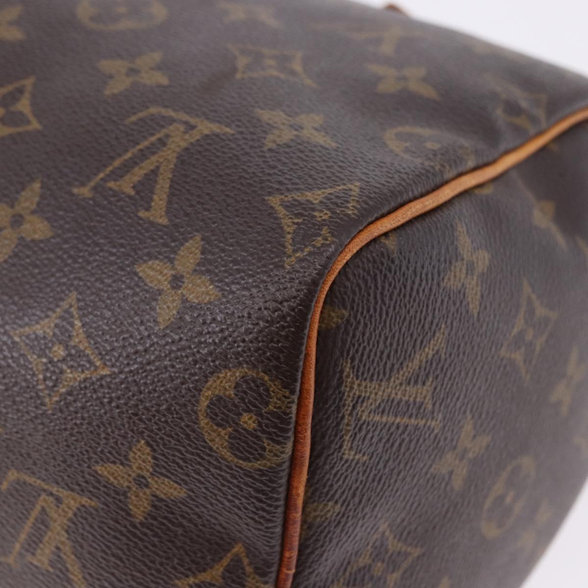 LOUIS VUITTON Monogram Speedy 25 Hand Bag M41528 LV Auth 195396