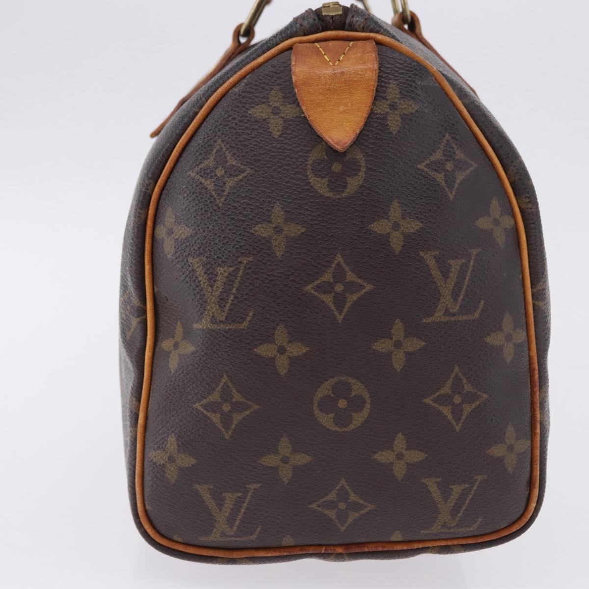 LOUIS VUITTON Monogram Speedy 25 Hand Bag M41528 LV Auth 195396