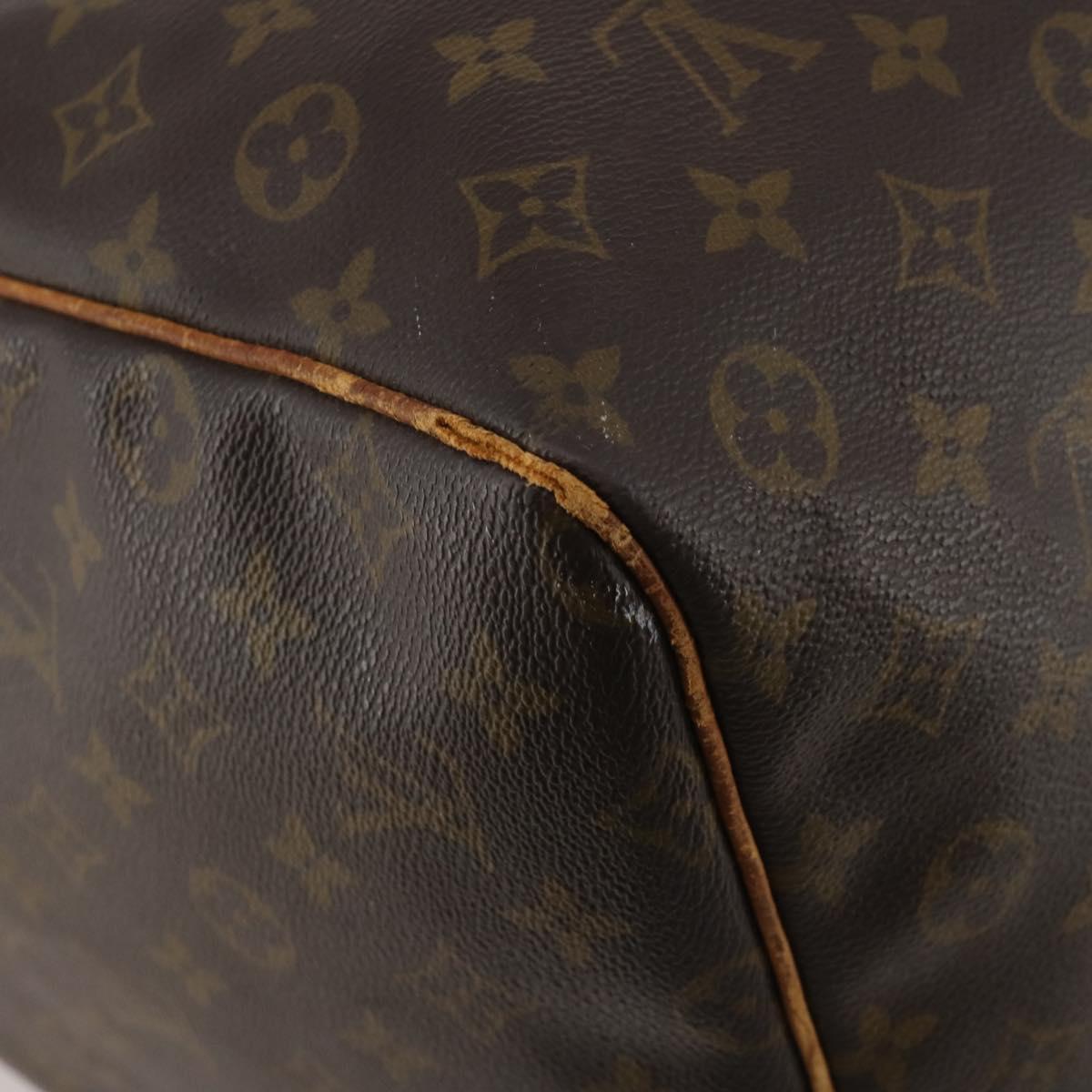 LOUIS VUITTON Monogram Keepall 60 Boston Bag M41422 LV Auth 195400