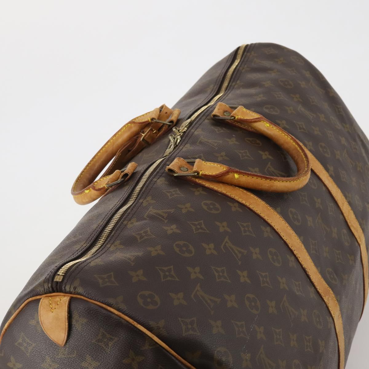LOUIS VUITTON Monogram Keepall 60 Boston Bag M41422 LV Auth 195400