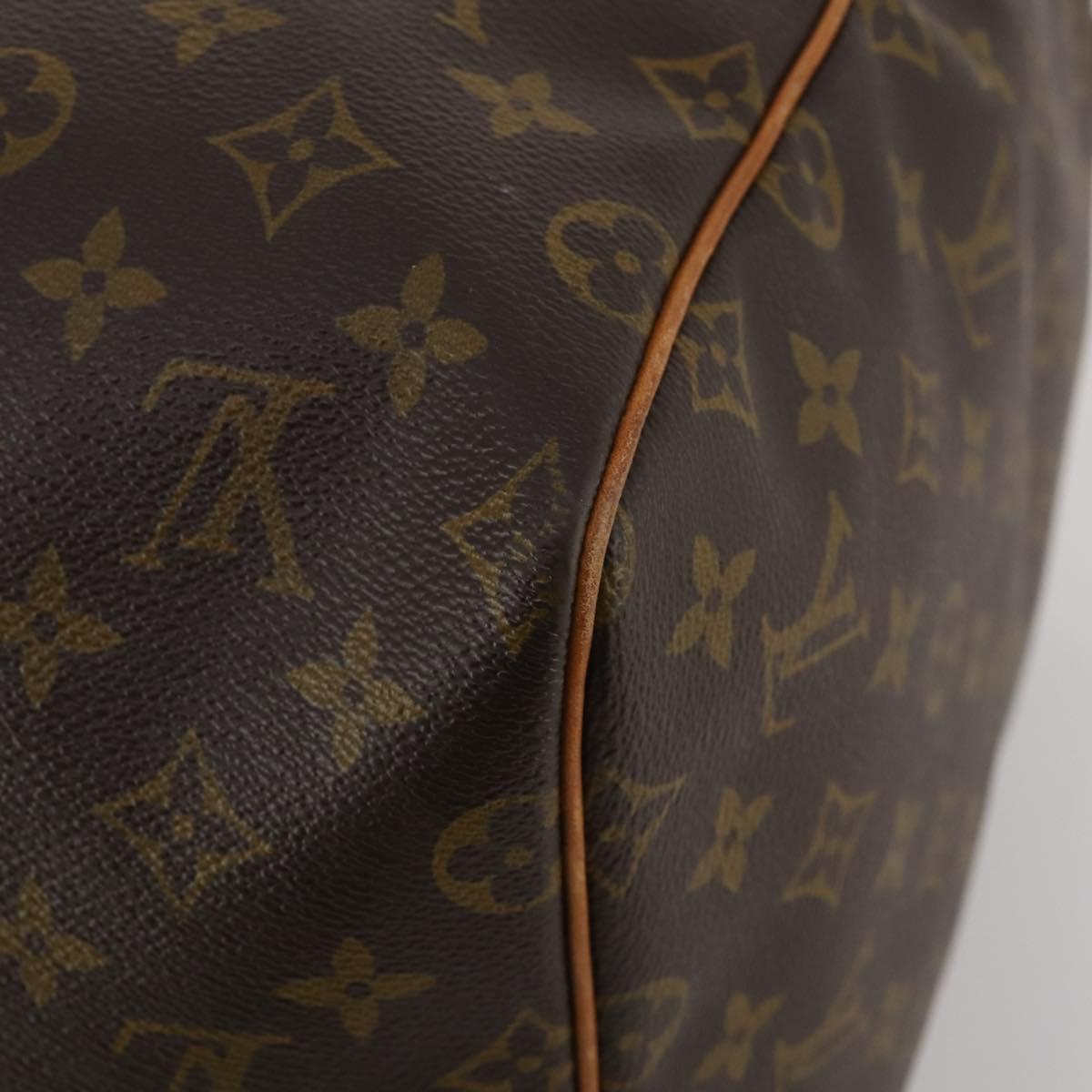 LOUIS VUITTON Monogram Keepall 55 Boston Bag M41424 LV Auth 195401
