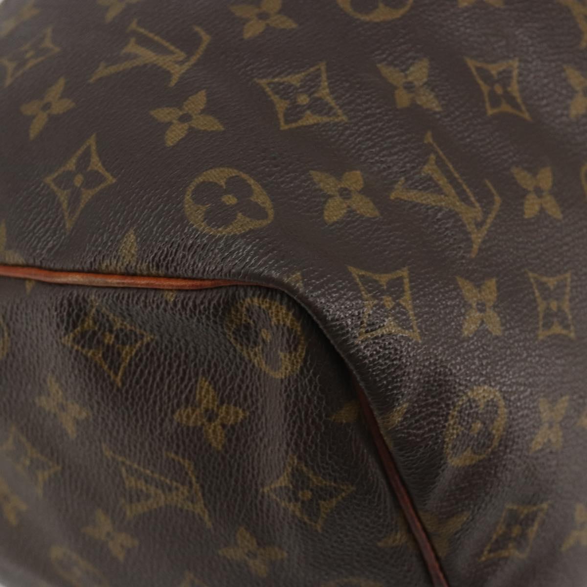 LOUIS VUITTON Monogram Speedy 35 Hand Bag M41524 LV Auth 195402