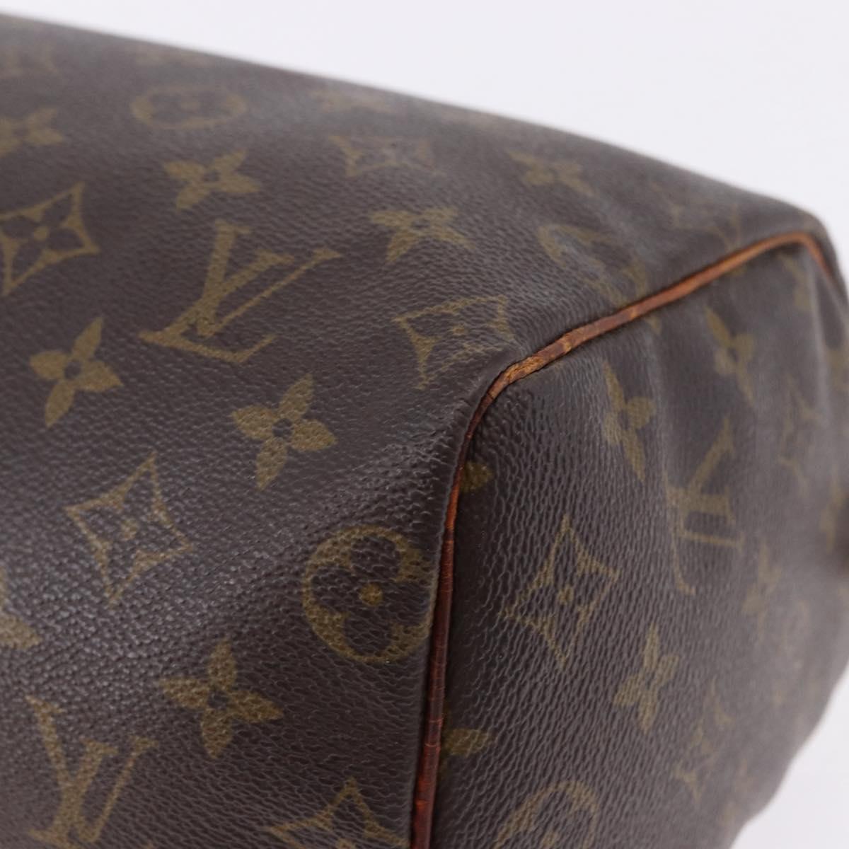 LOUIS VUITTON Monogram Speedy 25 Hand Bag M41528 LV Auth 195403