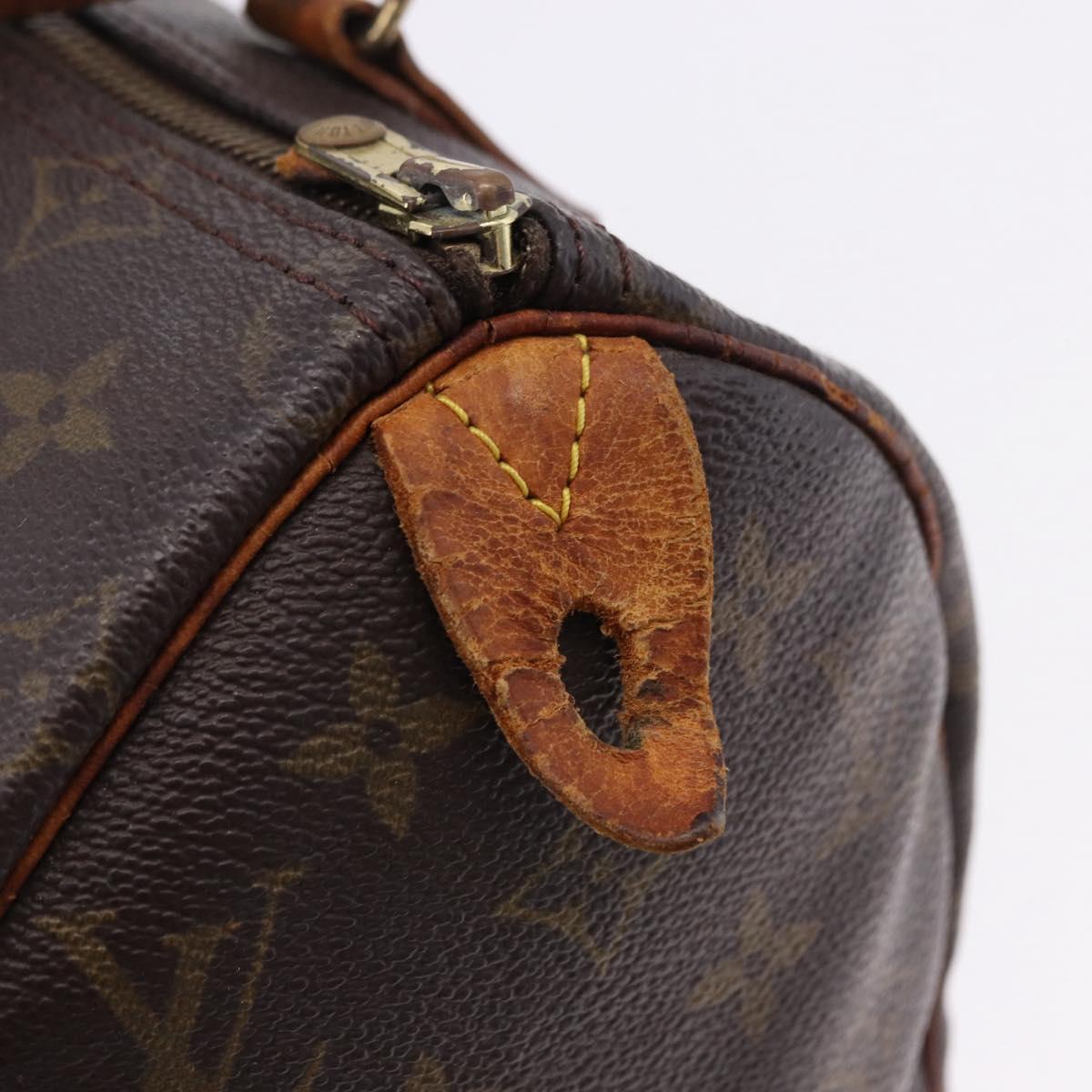 LOUIS VUITTON Monogram Speedy 25 Hand Bag M41528 LV Auth 195403
