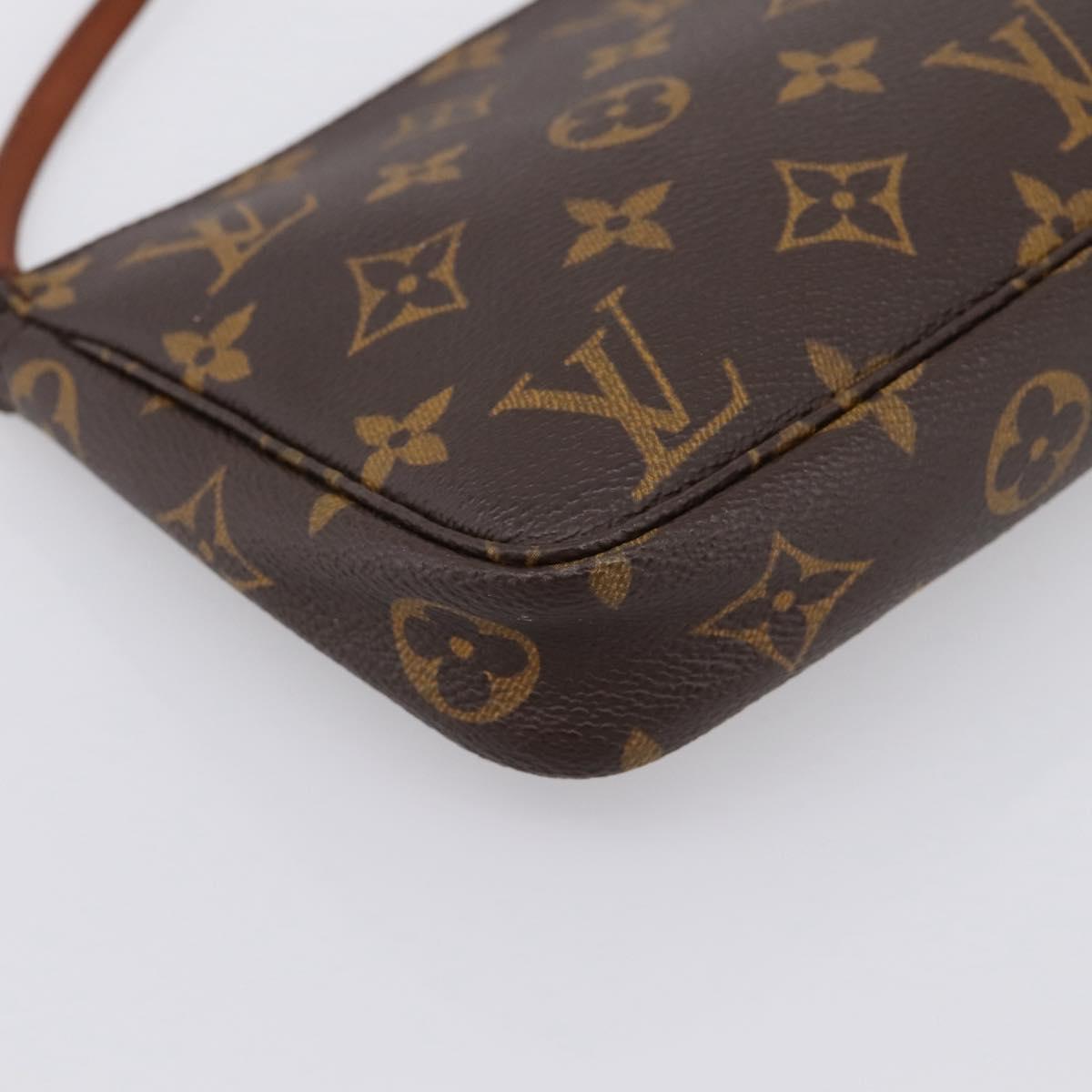 LOUIS VUITTON Monogram Pochette Accessoires Pouch M51980 LV Auth 195404