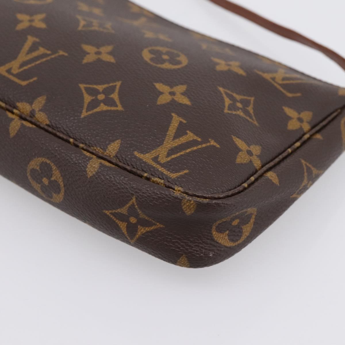 LOUIS VUITTON Monogram Pochette Accessoires Pouch M51980 LV Auth 195404