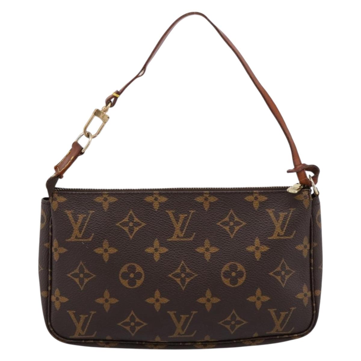 LOUIS VUITTON Monogram Pochette Accessoires Pouch M51980 LV Auth 195404