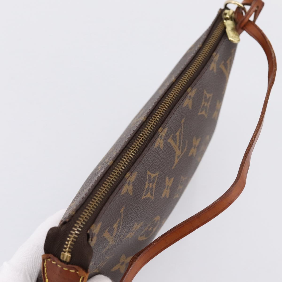 LOUIS VUITTON Monogram Pochette Accessoires Pouch M51980 LV Auth 195404