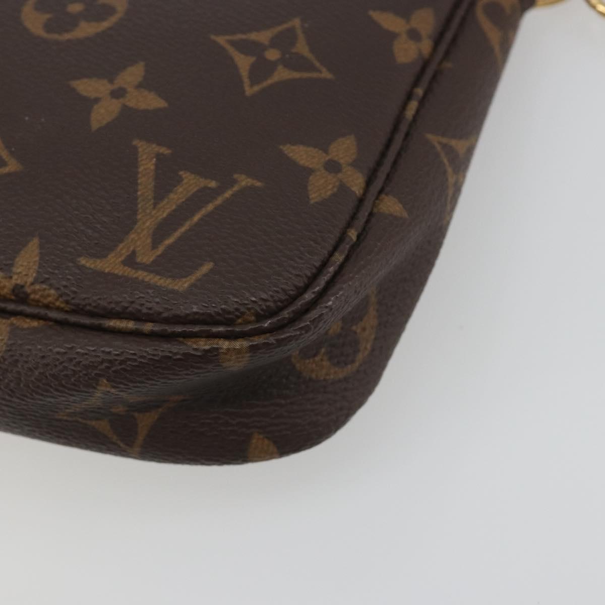 LOUIS VUITTON Monogram Pochette Accessoires Pouch M51980 LV Auth 195405A