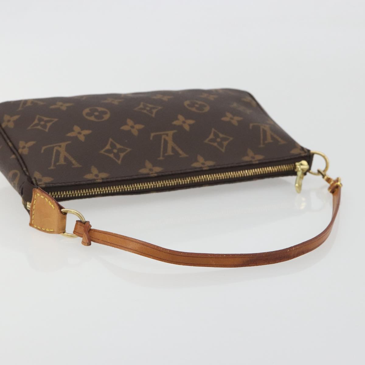 LOUIS VUITTON Monogram Pochette Accessoires Pouch M51980 LV Auth 195405A