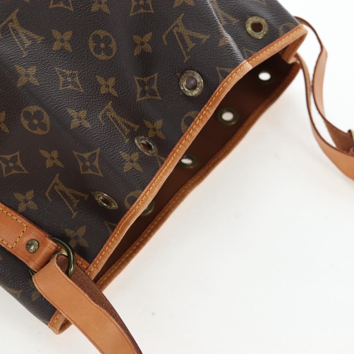 LOUIS VUITTON Monogram Petit Noe Shoulder Bag M42226 LV Auth 195409V