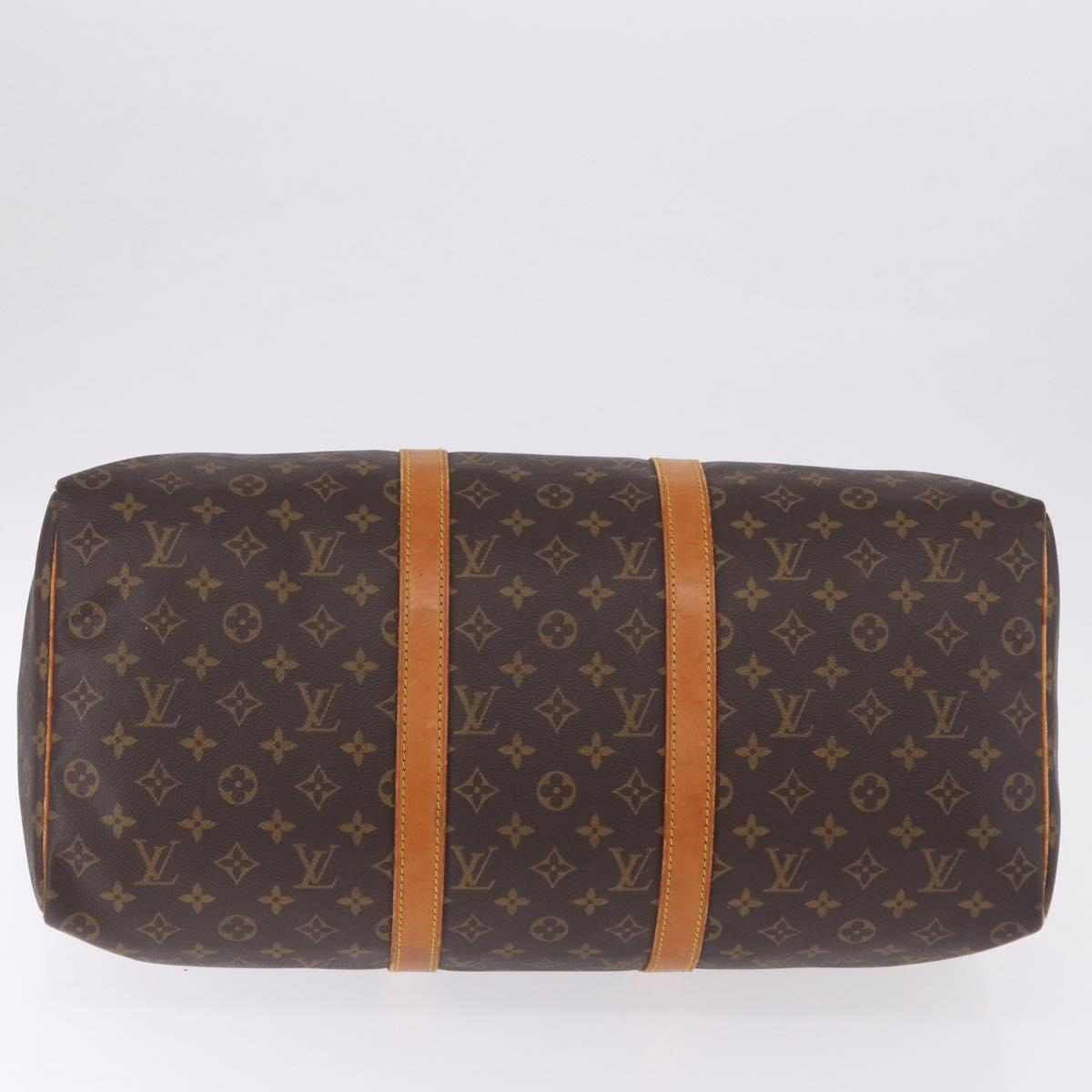 LOUIS VUITTON Monogram Keepall 50 Boston Bag M41426 LV Auth 195414