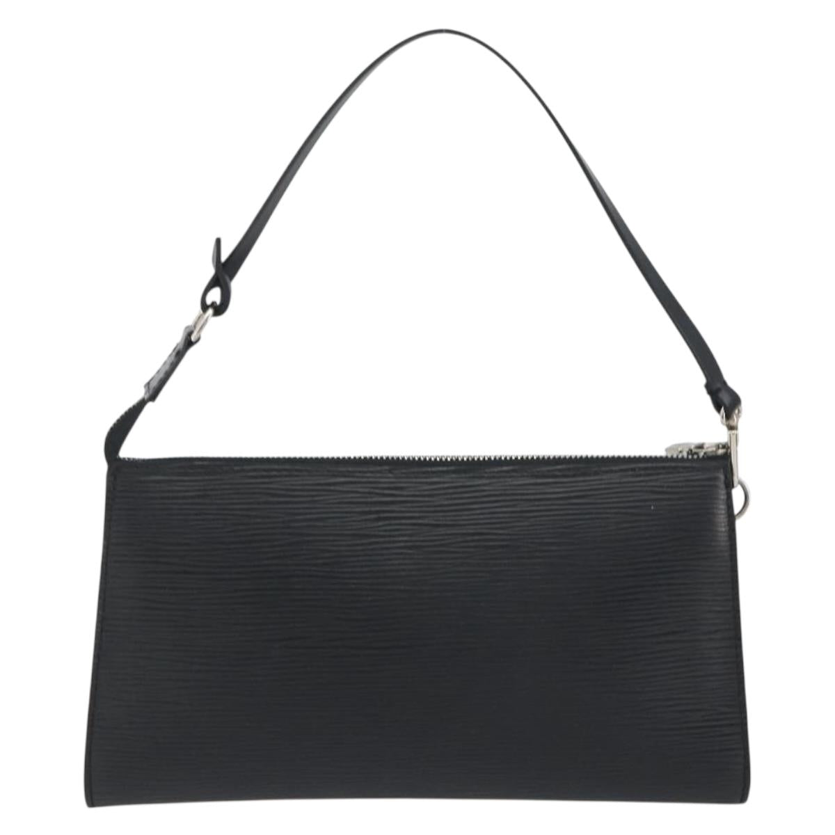 LOUIS VUITTON Epi Pochette Accessoires Accessory Pouch Black M52982 Auth 195419V