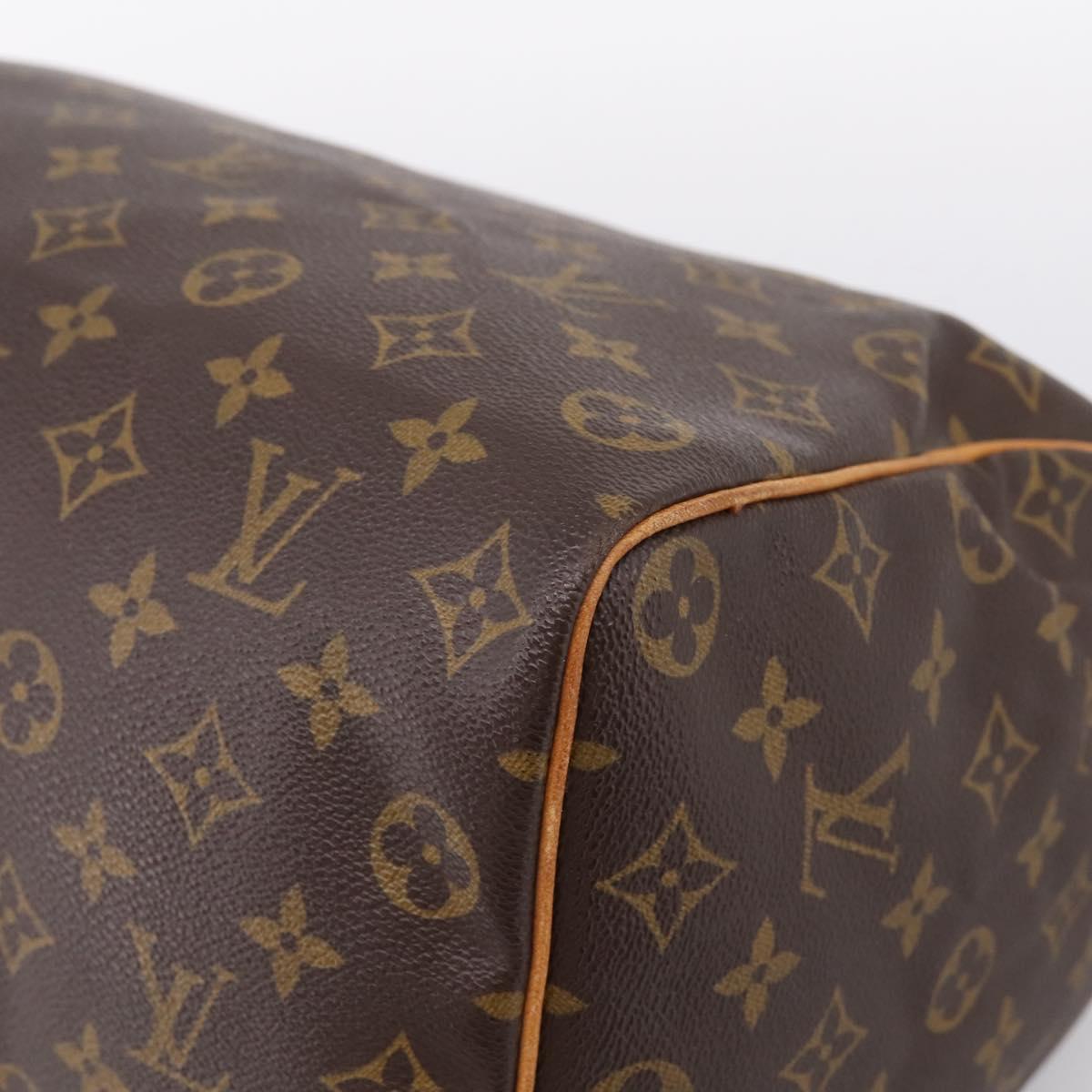 LOUIS VUITTON Monogram Speedy 30 Hand Bag M41526 LV Auth 195432
