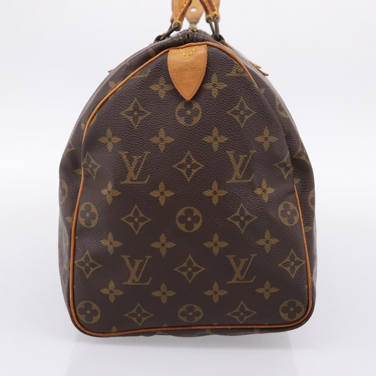 LOUIS VUITTON Monogram Speedy 30 Hand Bag M41526 LV Auth 195432
