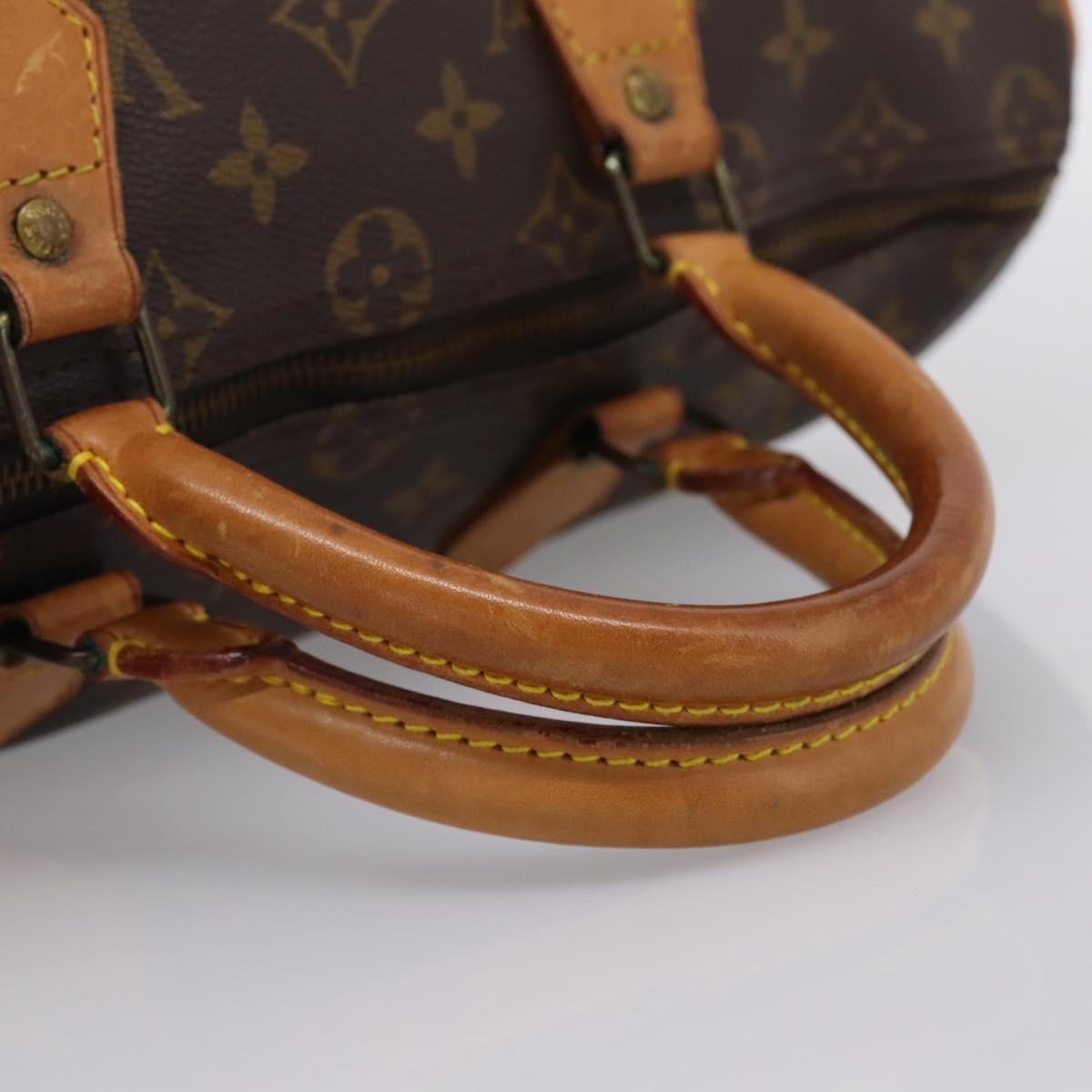 LOUIS VUITTON Monogram Speedy 30 Hand Bag M41526 LV Auth 195432