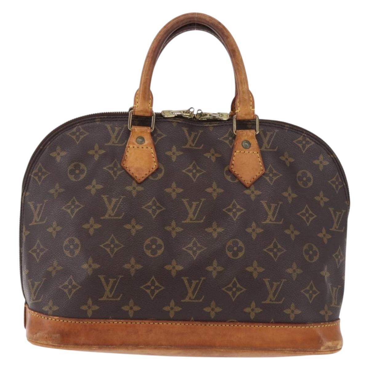 LOUIS VUITTON Monogram Alma Hand Bag M51130 LV Auth 195434