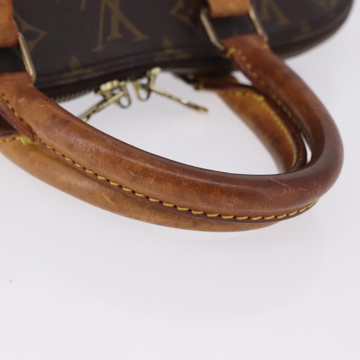 LOUIS VUITTON Monogram Alma Hand Bag M51130 LV Auth 195434