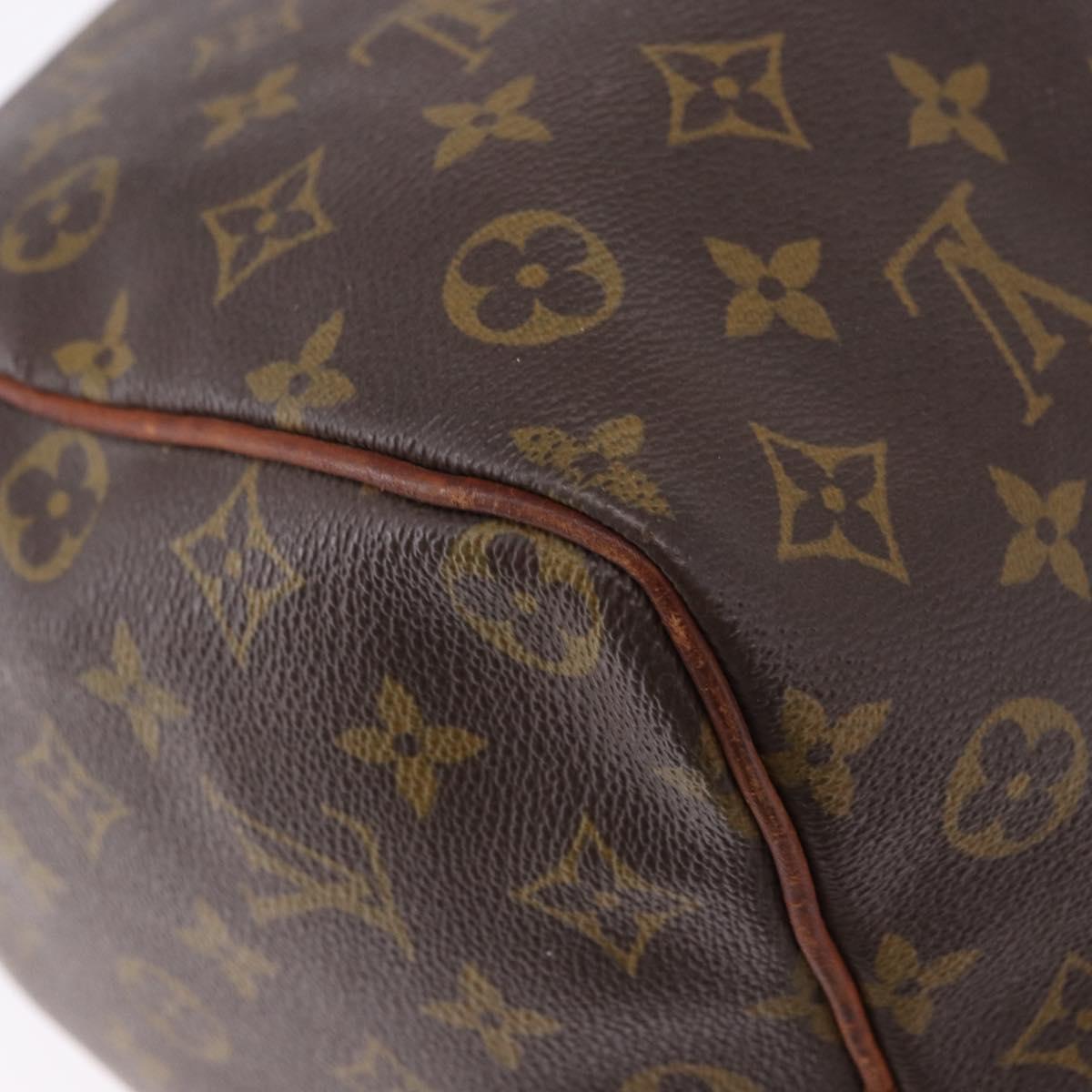 LOUIS VUITTON Monogram Speedy 35 Hand Bag M41524 LV Auth 195443