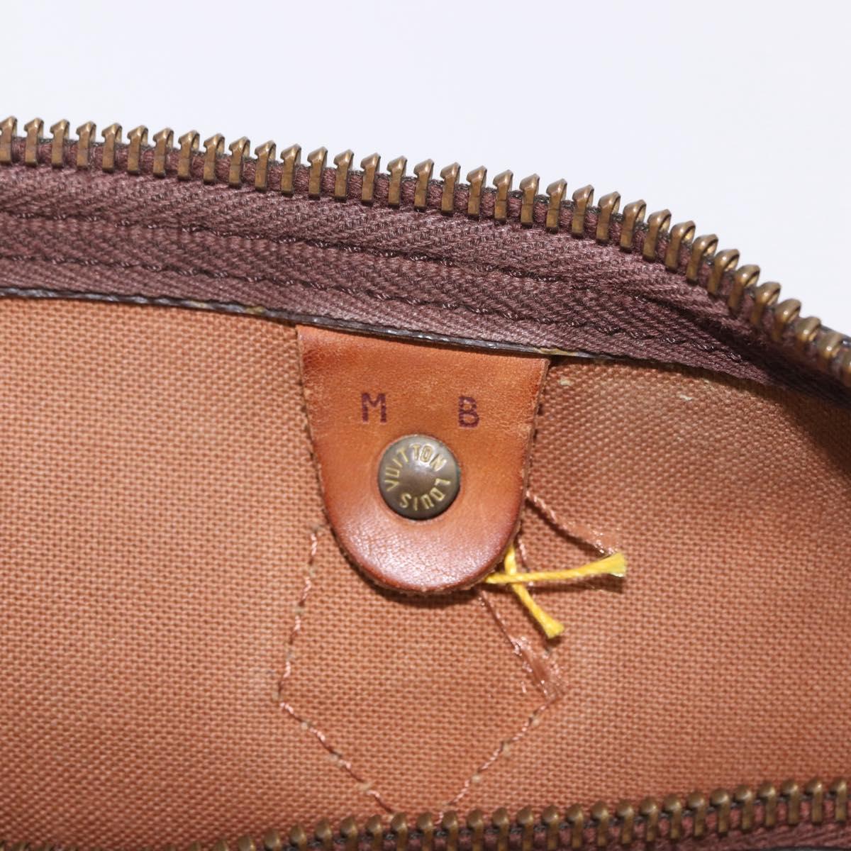 LOUIS VUITTON Monogram Speedy 35 Hand Bag M41524 LV Auth 195443