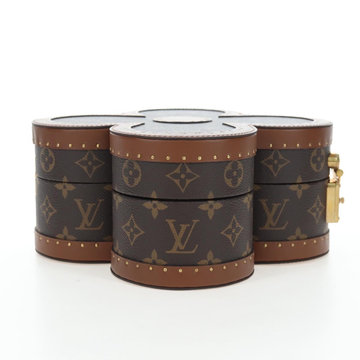 LOUIS VUITTON Monogram Blooming Box Accessory Case M11117 LV Auth 195505SM