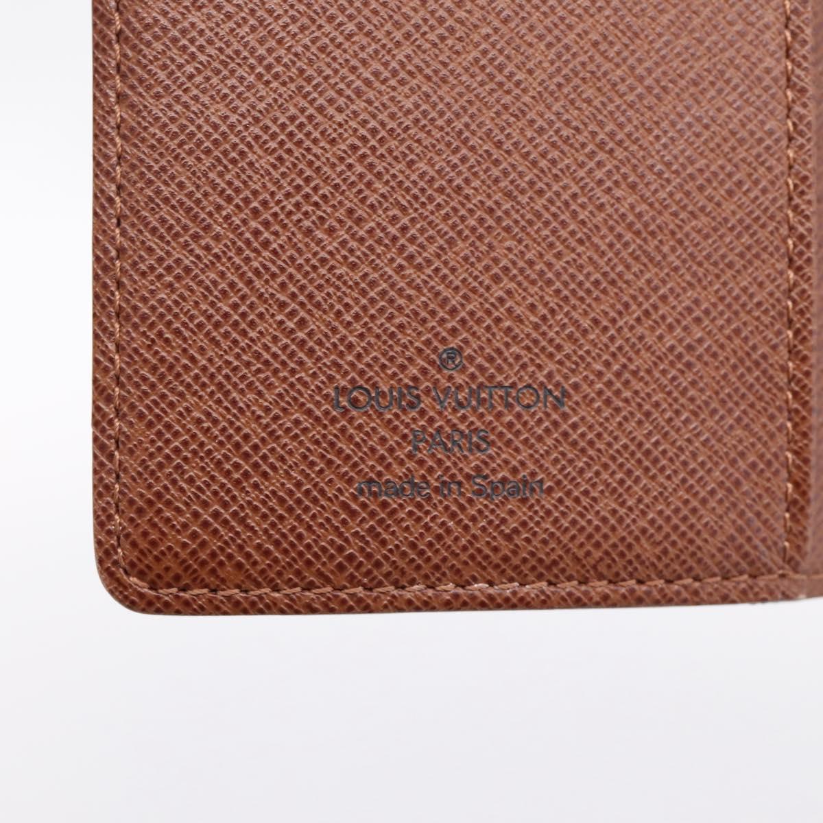 LOUIS VUITTON Monogram Panda Agenda PM Day Planner Cover R20011 LV Auth 195510M