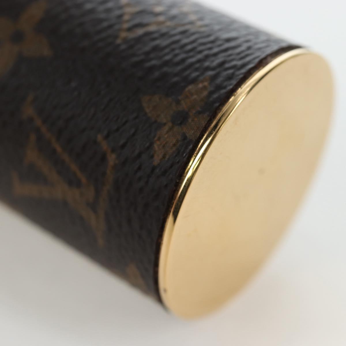 LOUIS VUITTON Monogram Lipstick Case Cosmetic Pouch MP2406 LV Auth 195512M
