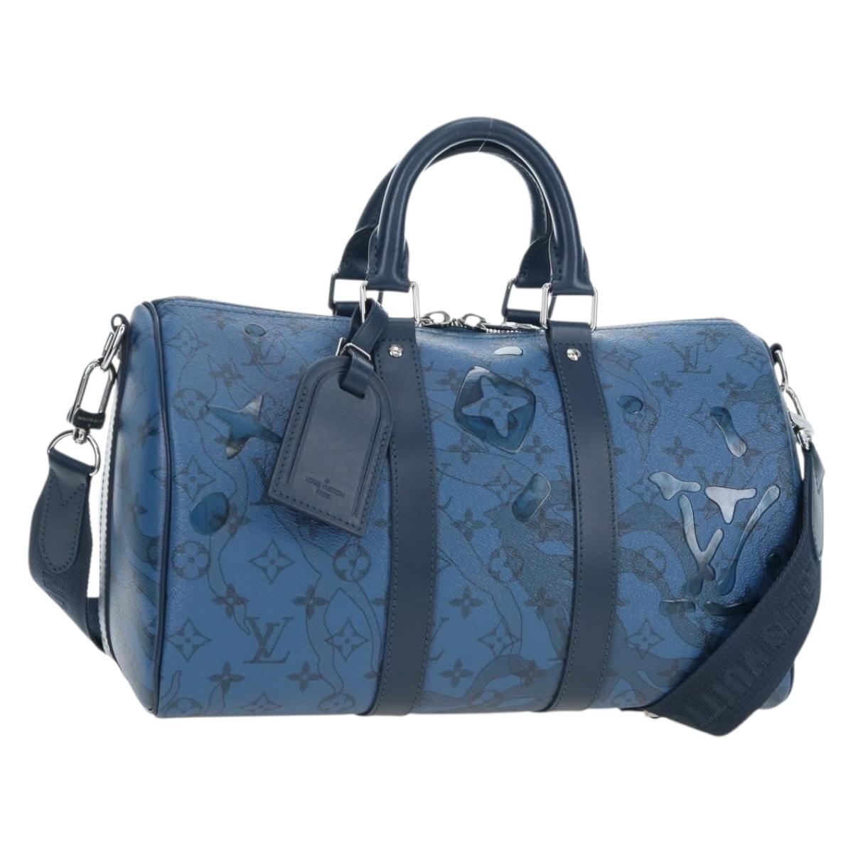 LOUIS VUITTON Monogram Aqua Garden Speedy Bandouliere 35 M22573 Auth 195516SAM