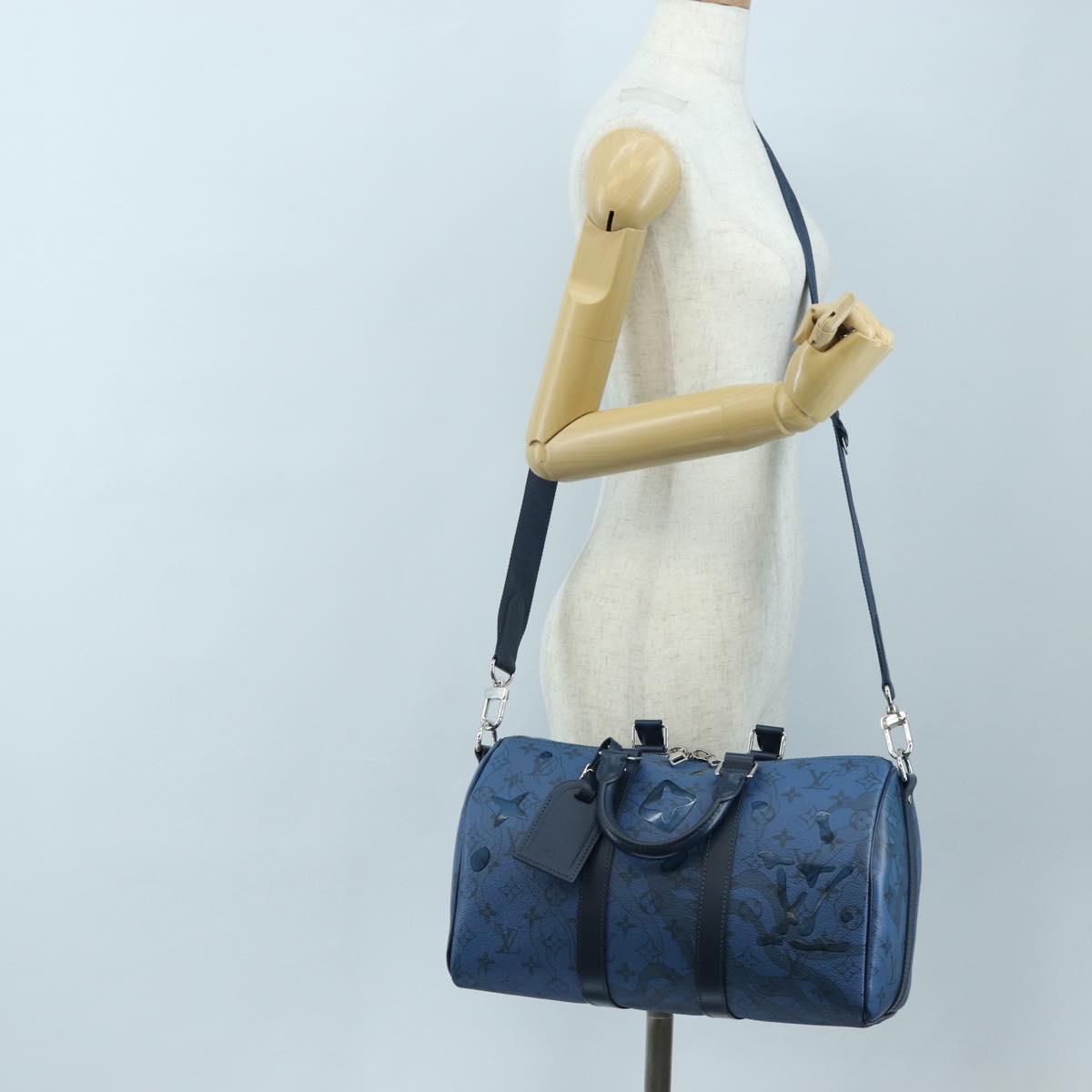 LOUIS VUITTON Monogram Aqua Garden Speedy Bandouliere 35 M22573 Auth 195516SAM