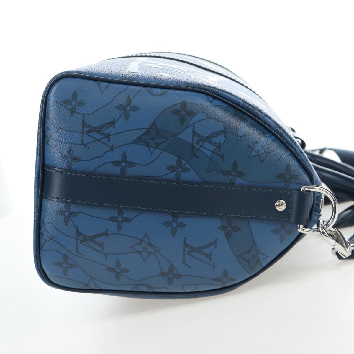 LOUIS VUITTON Monogram Aqua Garden Speedy Bandouliere 35 M22573 Auth 195516SAM