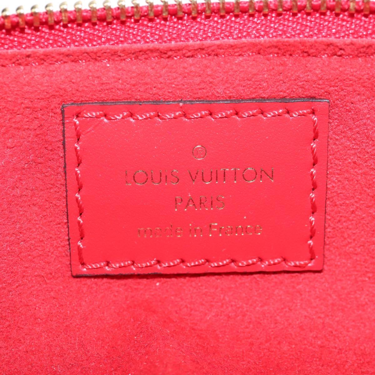 LOUIS VUITTON Monogram Denim Trousse Elizabeth Pen Case Blue GI0444 Auth 195530M