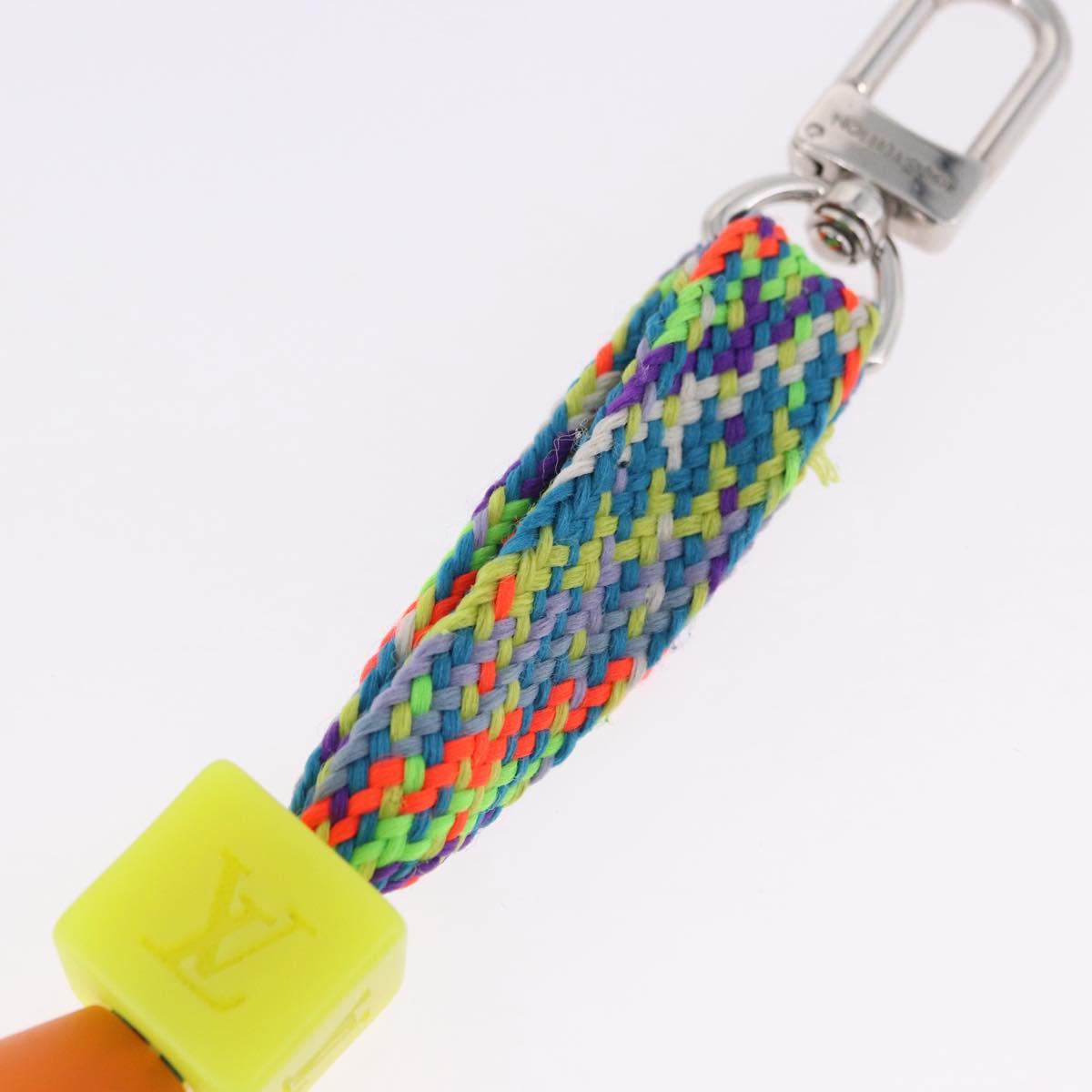 LOUIS VUITTON Porte Cles LV Play Key Ring metal Multicolor MP3450 Auth 195533M