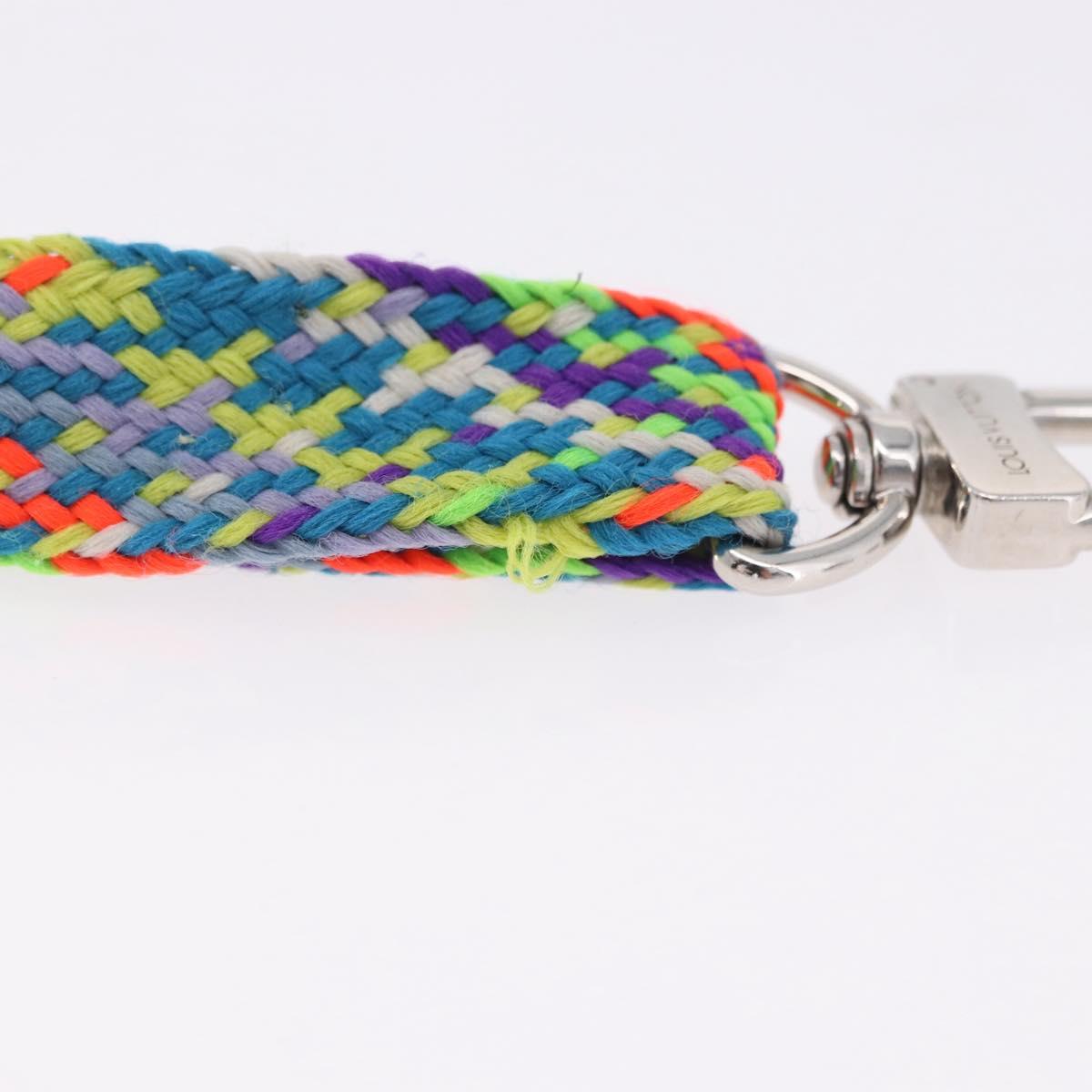 LOUIS VUITTON Porte Cles LV Play Key Ring metal Multicolor MP3450 Auth 195533M