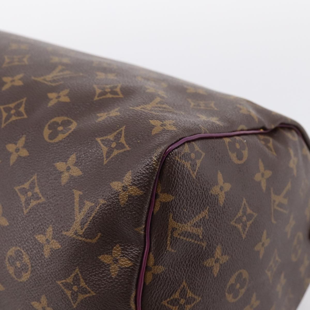 LOUIS VUITTON Monogram Totem Speedy 30 Hand Bag M41666 LV Auth 195541SM