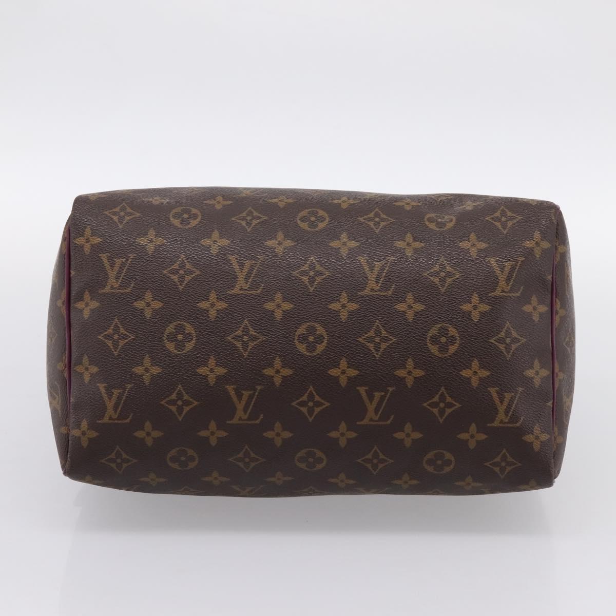 LOUIS VUITTON Monogram Totem Speedy 30 Hand Bag M41666 LV Auth 195541SM