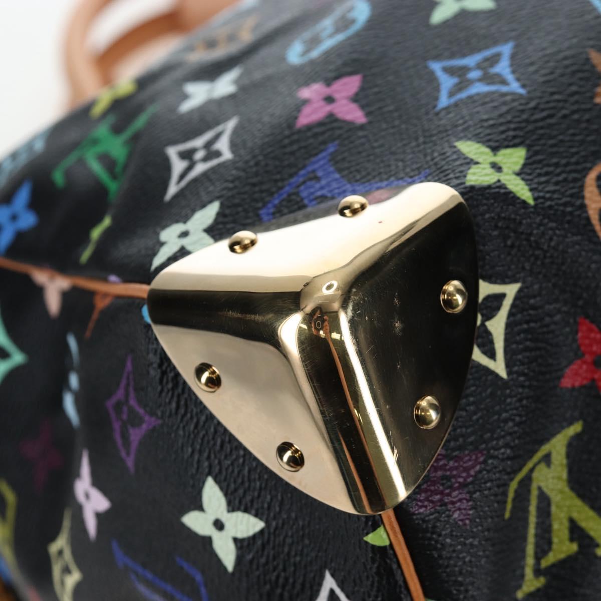 LOUIS VUITTON Monogram Multicolor Keepall 45 Bag Black M92640 Auth 195545SV