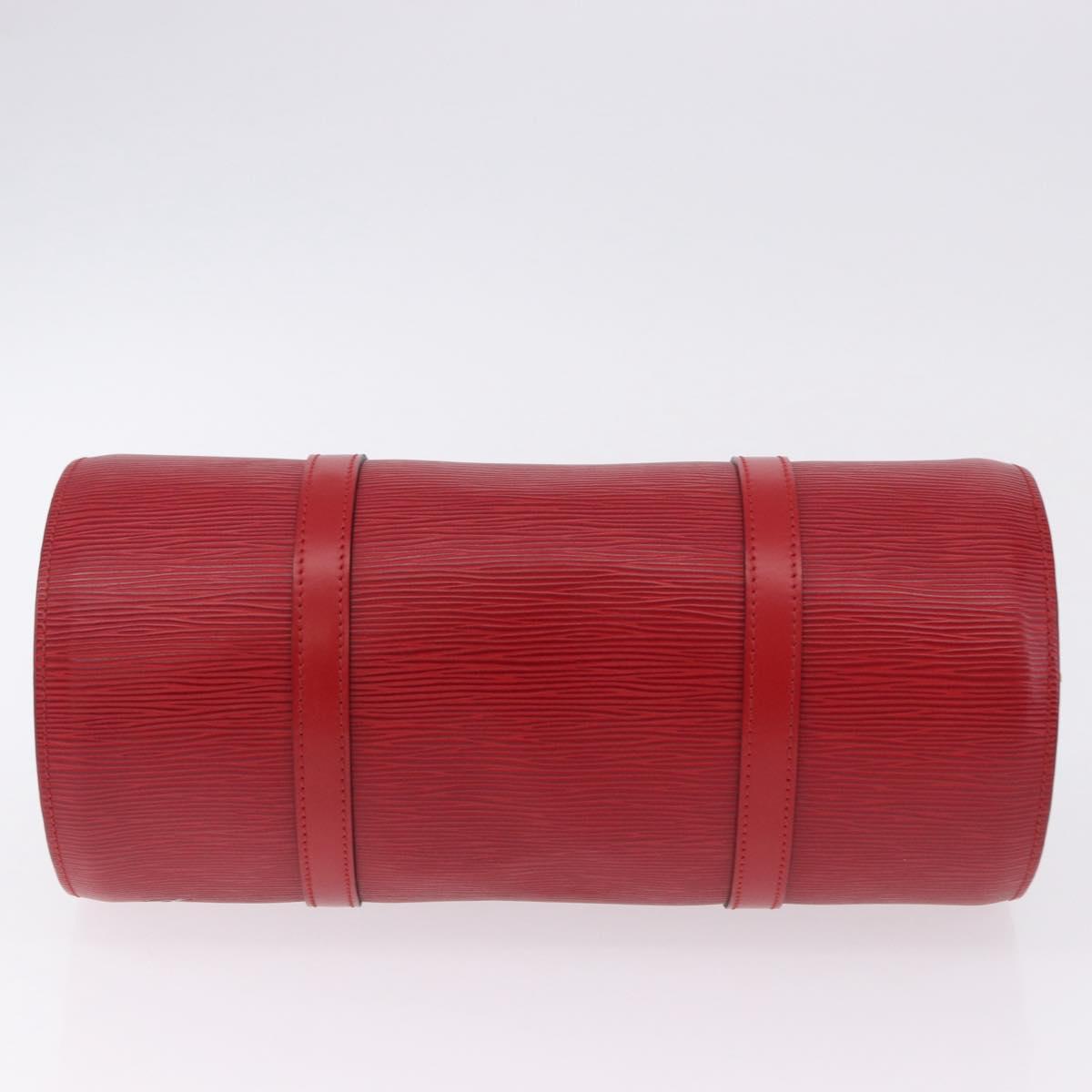 LOUIS VUITTON Epi Soufflot Hand Bag Red M52227 LV Auth 195555V