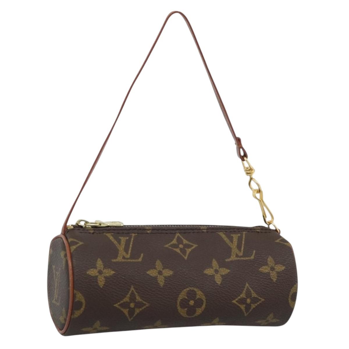 LOUIS VUITTON Monogram Papillon Pouch LV Auth 195556V