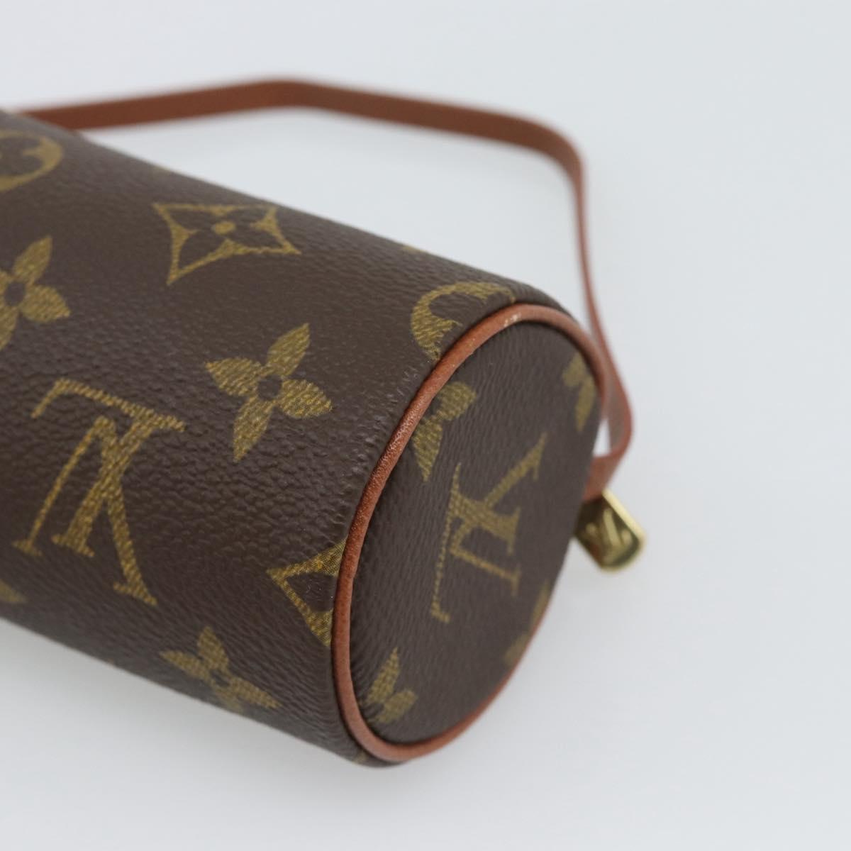 LOUIS VUITTON Monogram Papillon Pouch LV Auth 195556V