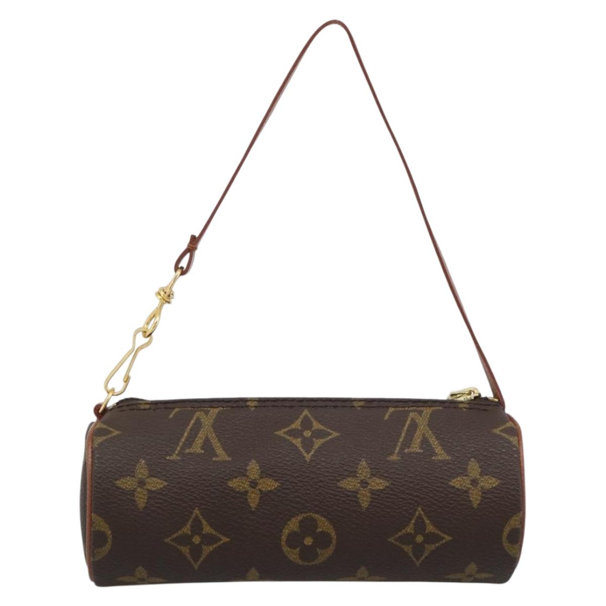 LOUIS VUITTON Monogram Papillon Pouch LV Auth 195556V