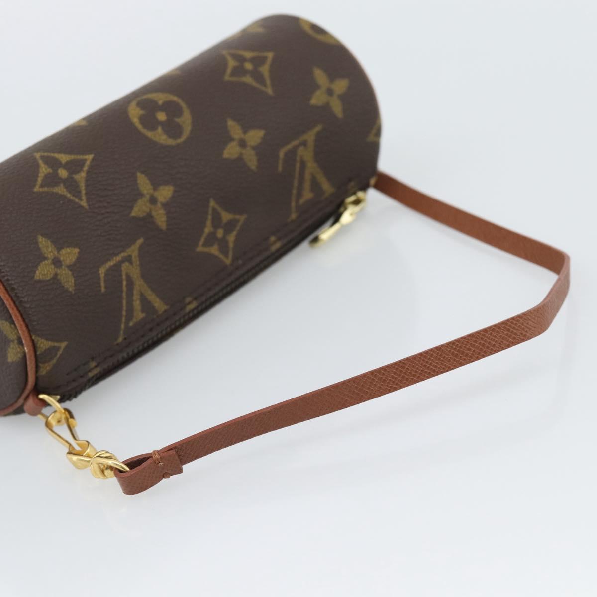 LOUIS VUITTON Monogram Papillon Pouch LV Auth 195556V
