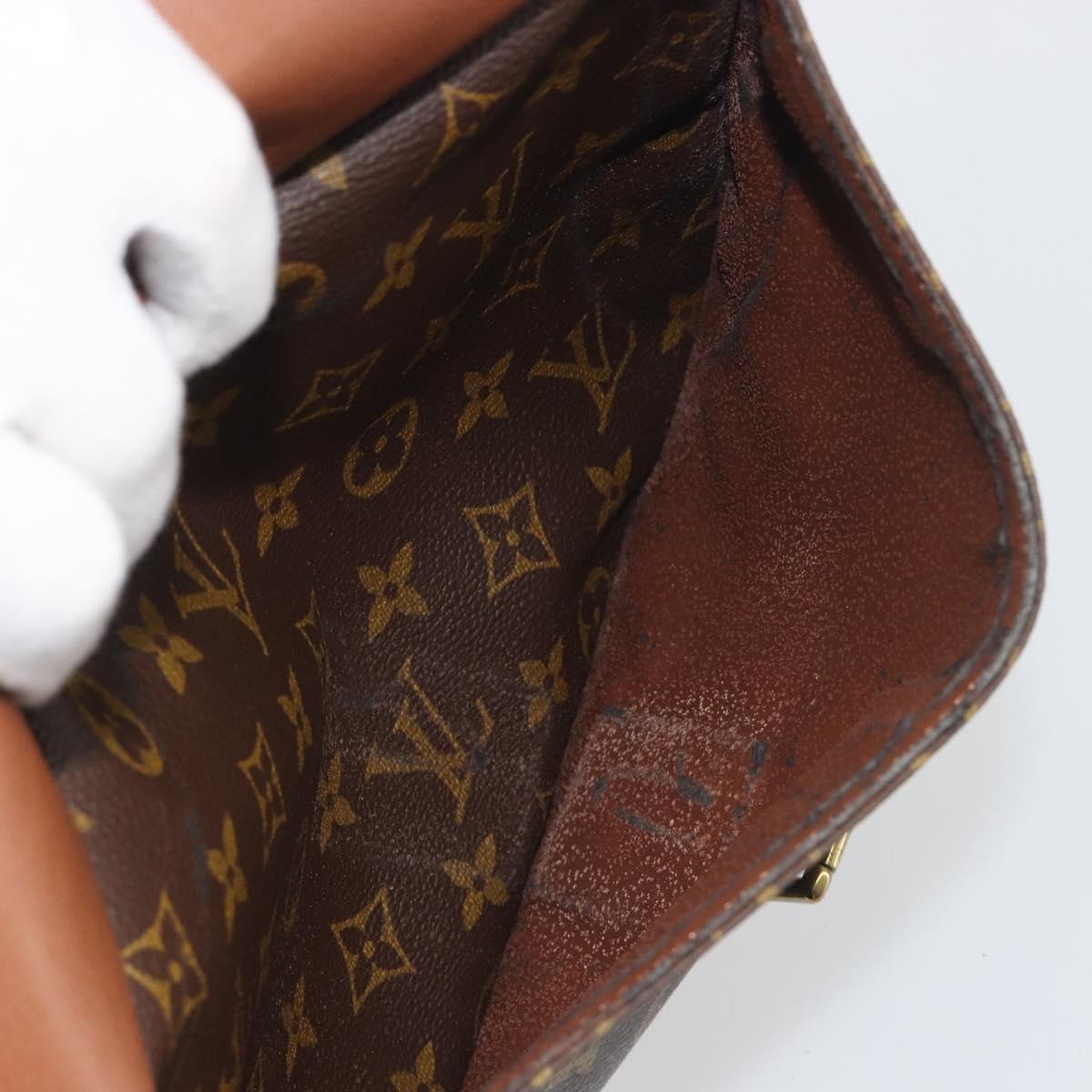 LOUIS VUITTON Monogram Jeune Fille GM Shoulder Bag M51225 LV Auth 195568A