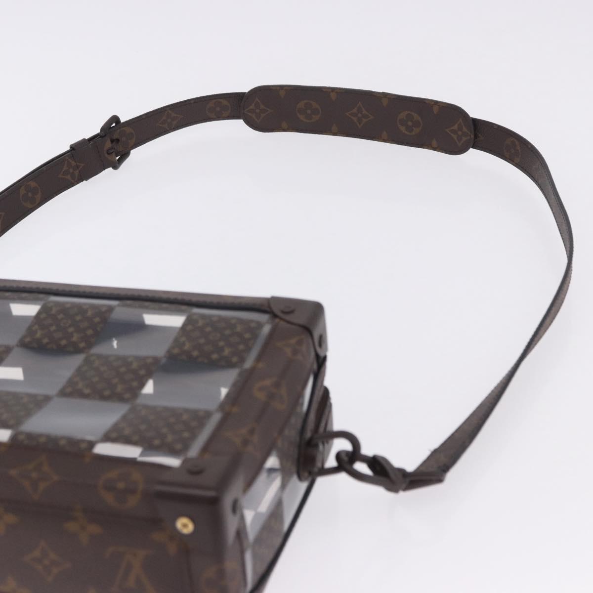 LOUIS VUITTON Monogram Chess Slim Soft Trunk Bag M20871 LV Auth 195571SAM
