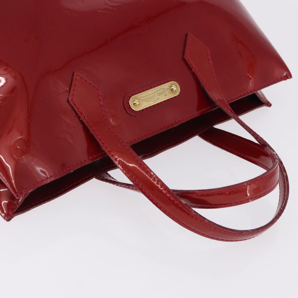 LOUIS VUITTON Monogram Vernis Wilshire PM Bag Pomme D'amour M93642 Auth 195573