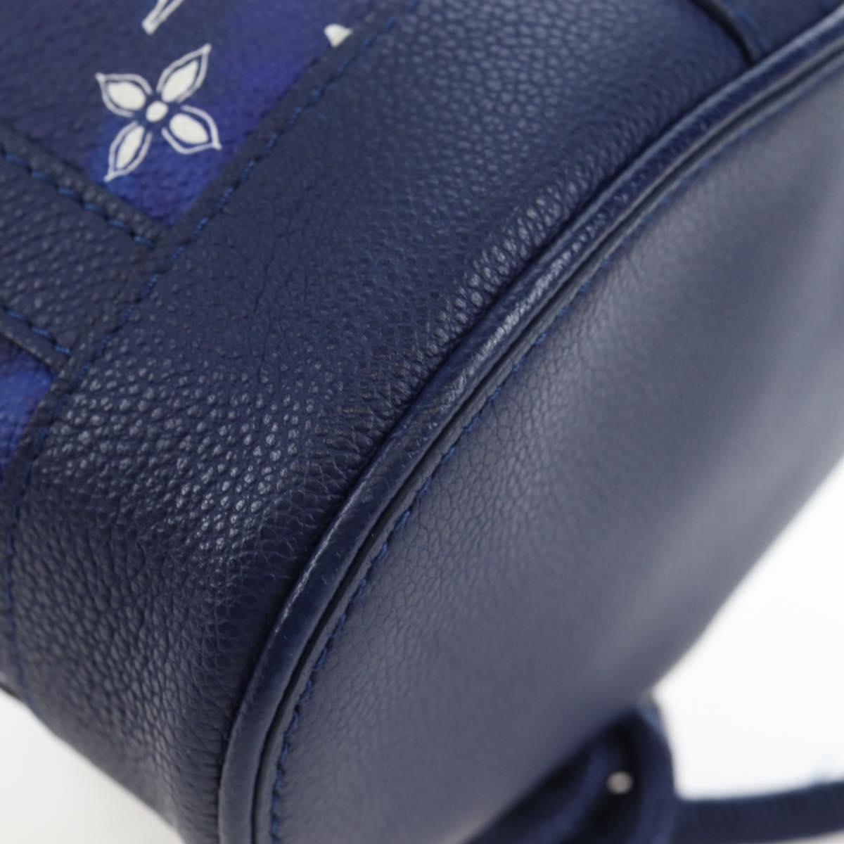 LOUIS VUITTON Monogram Bandana Randonnee PM Bag Blue M20562 LV Auth 195579M