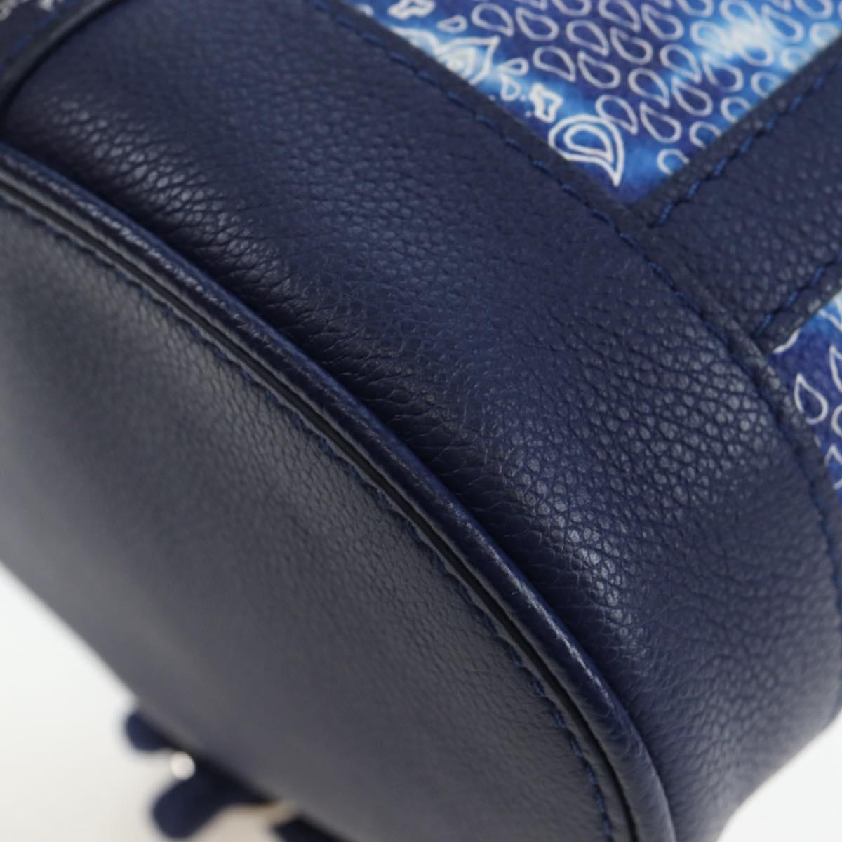 LOUIS VUITTON Monogram Bandana Randonnee PM Bag Blue M20562 LV Auth 195579M