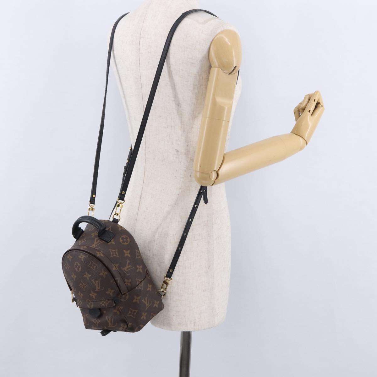 LOUIS VUITTON Monogram Palm Springs MINI Backpack M44873 LV Auth 195585V