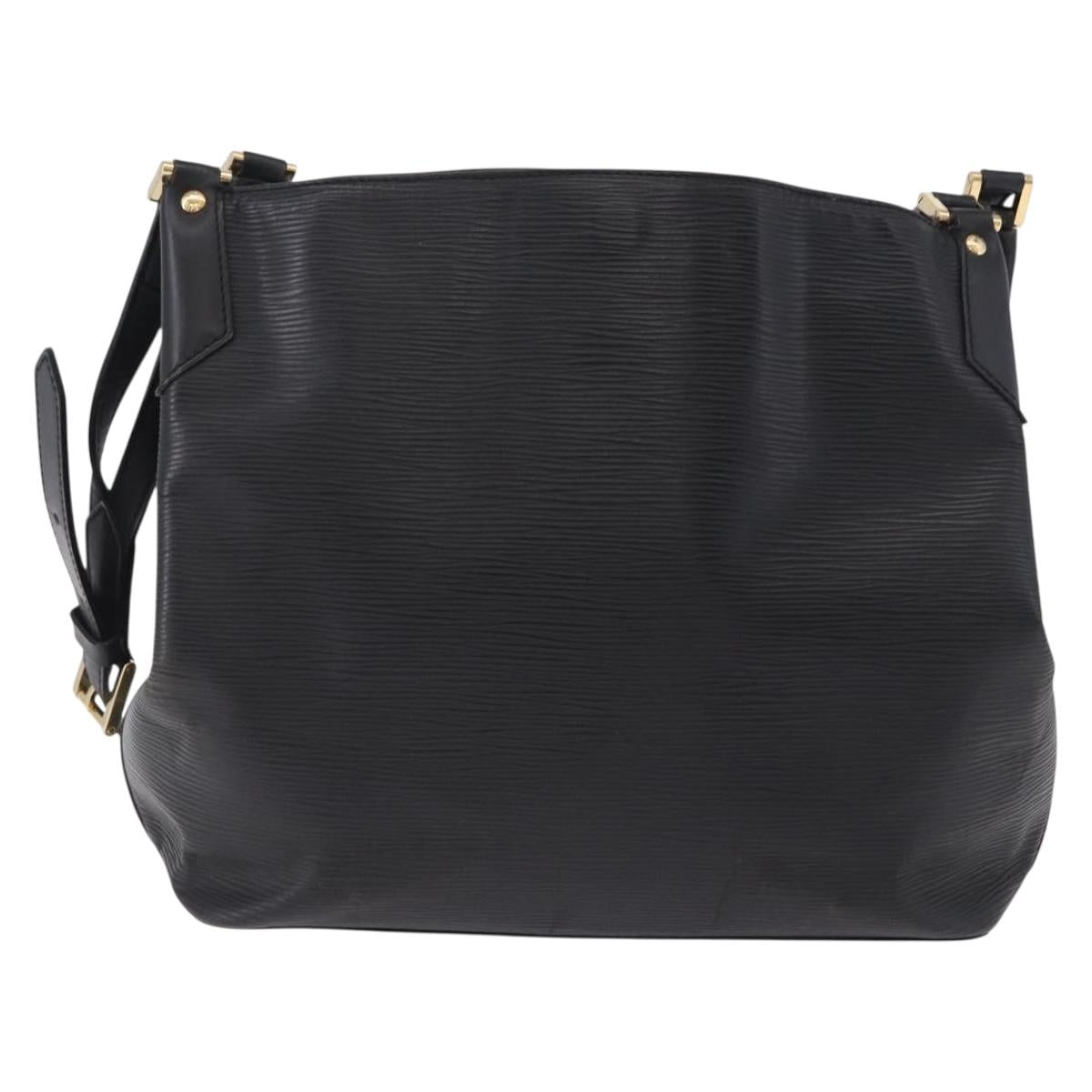 LOUIS VUITTON Epi Mandala MM Shoulder Bag Black M58892 LV Auth 195591