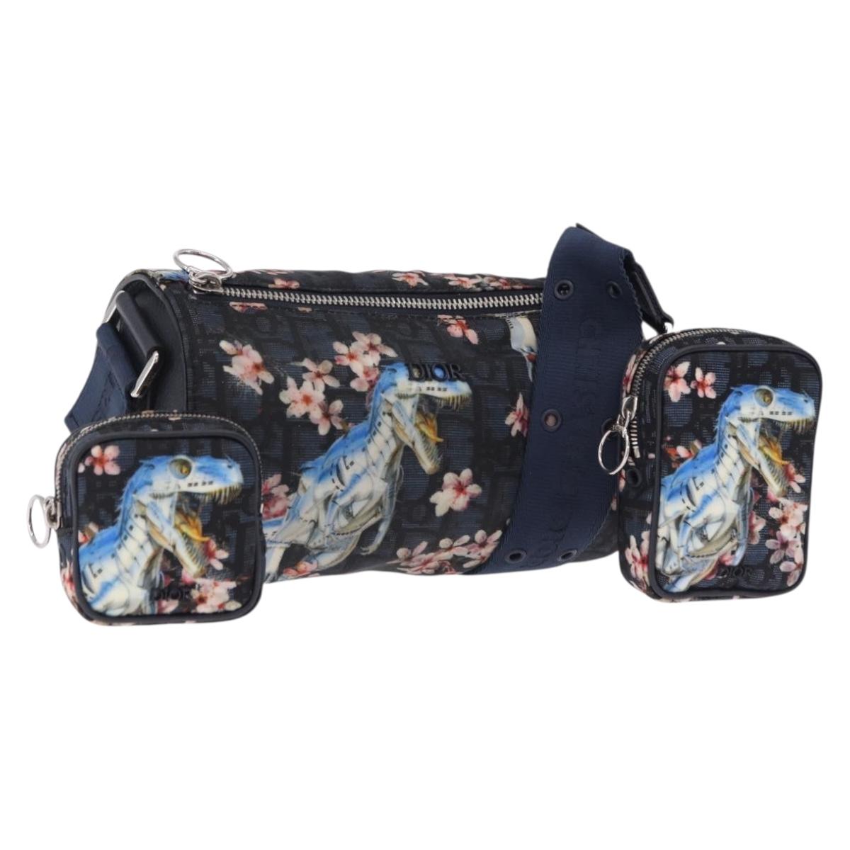 DIOR HOMME Trotter Canvas Dynasaw Robot Bag ×Hajime Sorayama Auth 195595